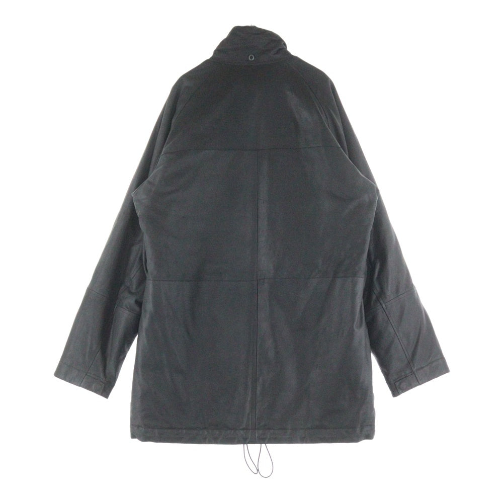 Yohji Yamamoto POUR HOMME(ヨウジヤマモト プールオム) 21AW ×BACKLASH バックラッシュ ゴートダブルフェイス ダウンジャケット ブラック HX-Y92-703