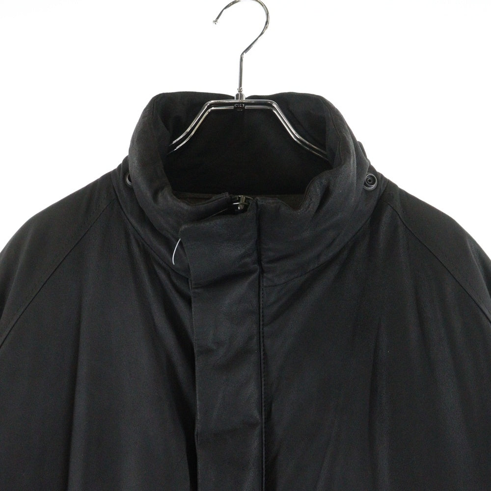 Yohji Yamamoto POUR HOMME(ヨウジヤマモト プールオム) 21AW ×BACKLASH バックラッシュ ゴートダブルフェイス ダウンジャケット ブラック HX-Y92-703