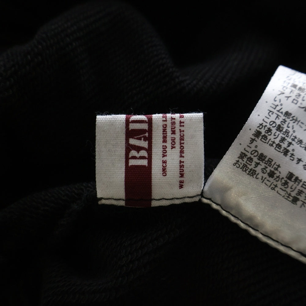 BADWAY(バッドウェイ) ペンキ加工 スウェットパンツ ブラック AZR-BW-0001-036