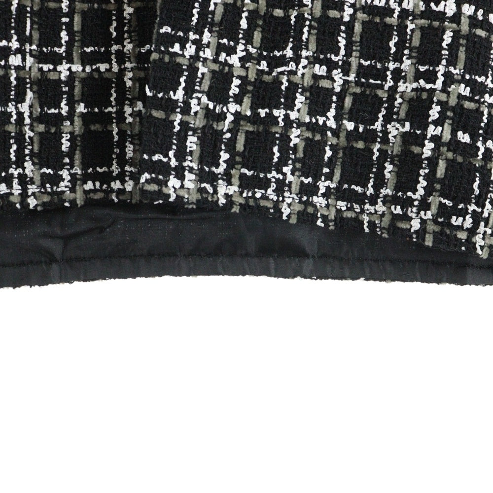 MLVINCE(メルヴィンス) CHECK SHIRTS チェックシャツ 長袖シャツ ブラック/ホワイト