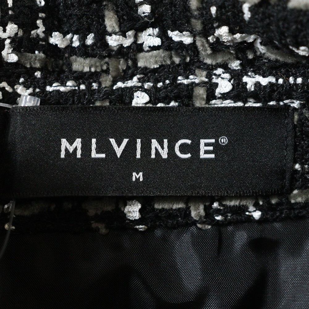 MLVINCE(メルヴィンス) CHECK SHIRTS チェックシャツ 長袖シャツ ブラック/ホワイト