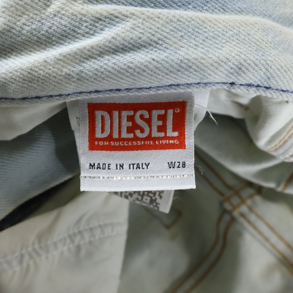 DIESEL(ディーゼル) 2001 D-MACRO リラックス フィット ウォッシュド デニムパンツ インディゴ A12821