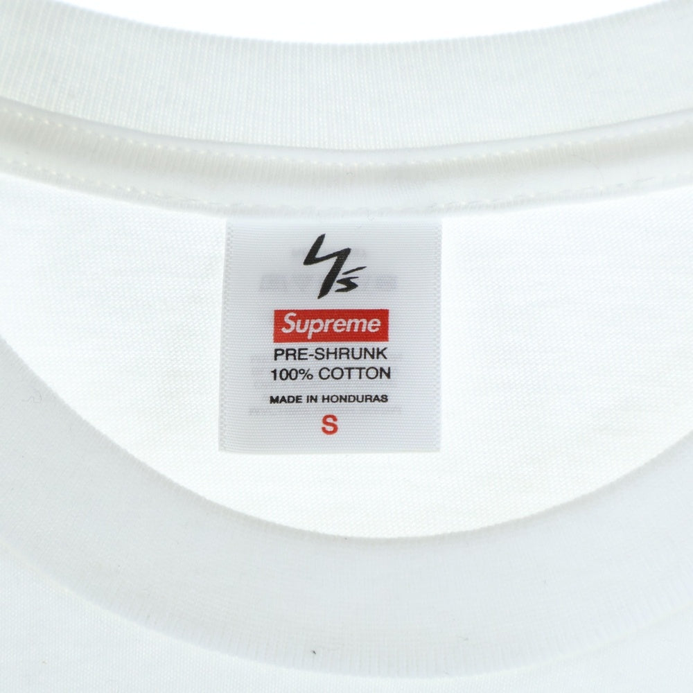 SUPREME(シュプリーム) 25AW ×Y's by Yohji Yamamoto Star Tee ワイズ ヨウジヤマモト スター フロントプリント 半袖Tシャツ カットソー ブラック