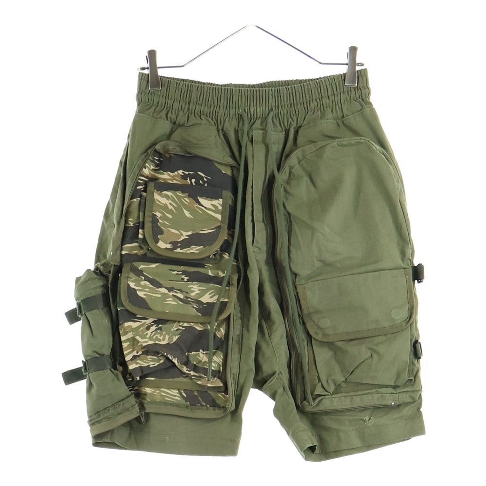 READY MADE(レディメイド) TACTICAL SHORTS フロントポケット タクティカル ショーツ ショートパンツ カーキ RE-CO-KH-00-00-99