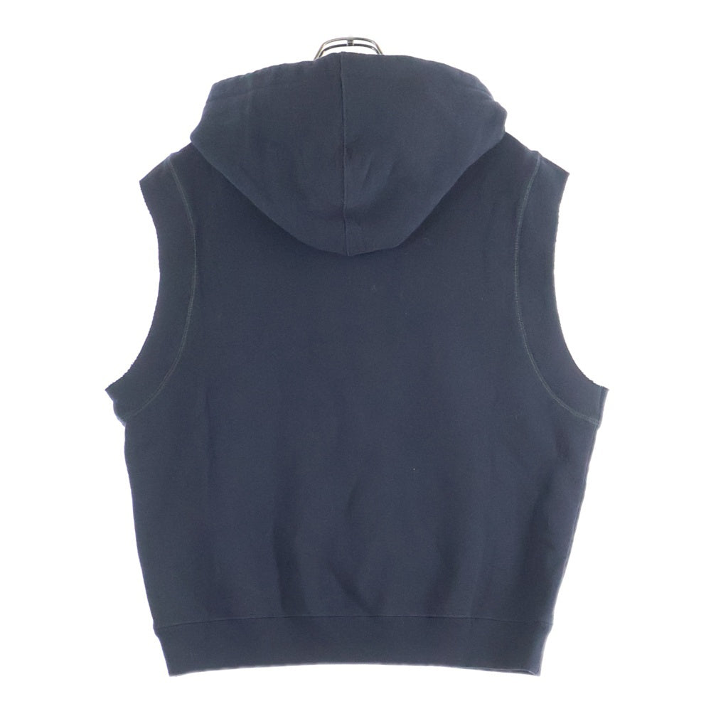 GUCCI(グッチ) Sleeveless Hoodie スタッズ装飾 ノースリーブ プルオーバースウェットパーカー フーディー ブラック 663243 XJET5