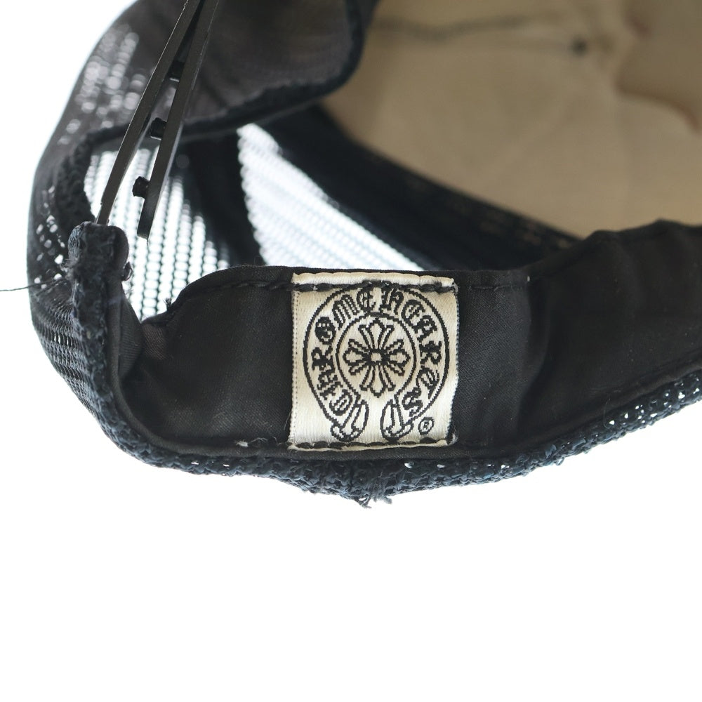 CHROME HEARTS(クロムハーツ) ×ザ ローリングストーンズ リップ&タン メッシュキャップ 帽子 ブラック