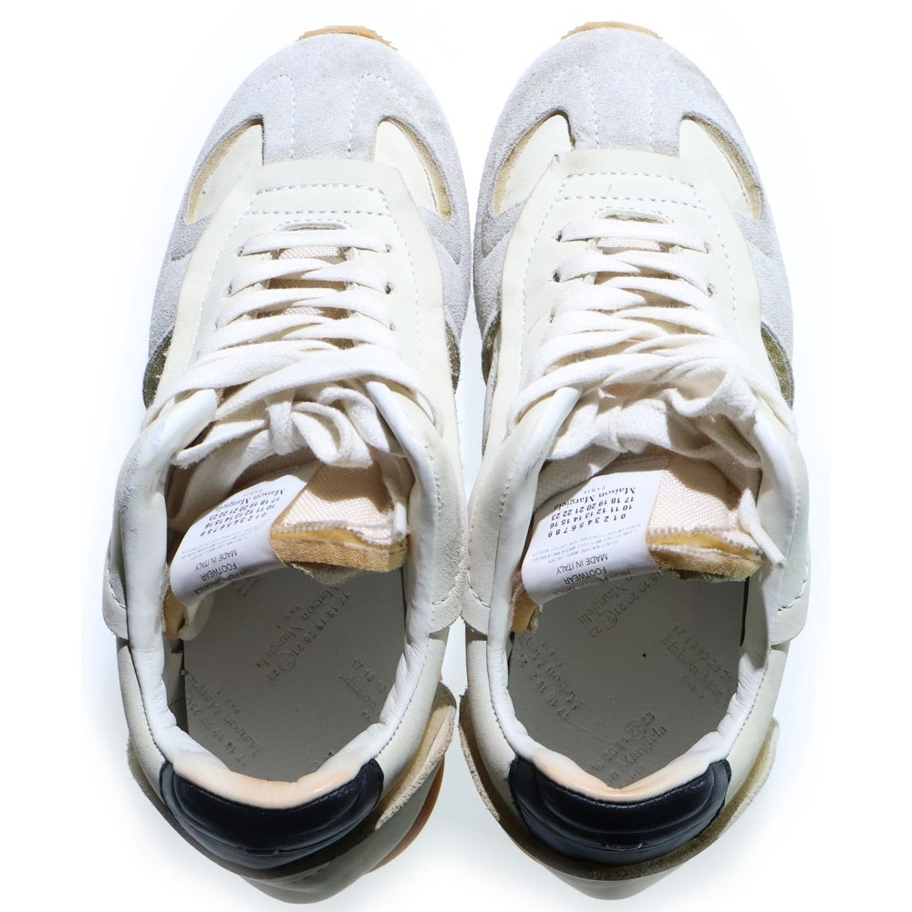 Maison Margiela(メゾンマルジェラ) RUNNER ランナー スエード ローカットスニーカー レディース ホワイト S58WS0186