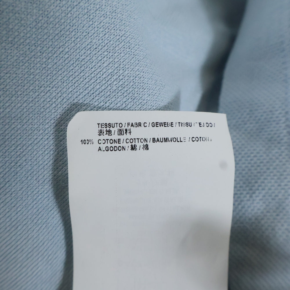 BALENCIAGA(バレンシアガ) Europe Polo-Shirt ヨーロッパ オーバーサイズ 半袖ポロシャツ ブルー 509660 TYK56