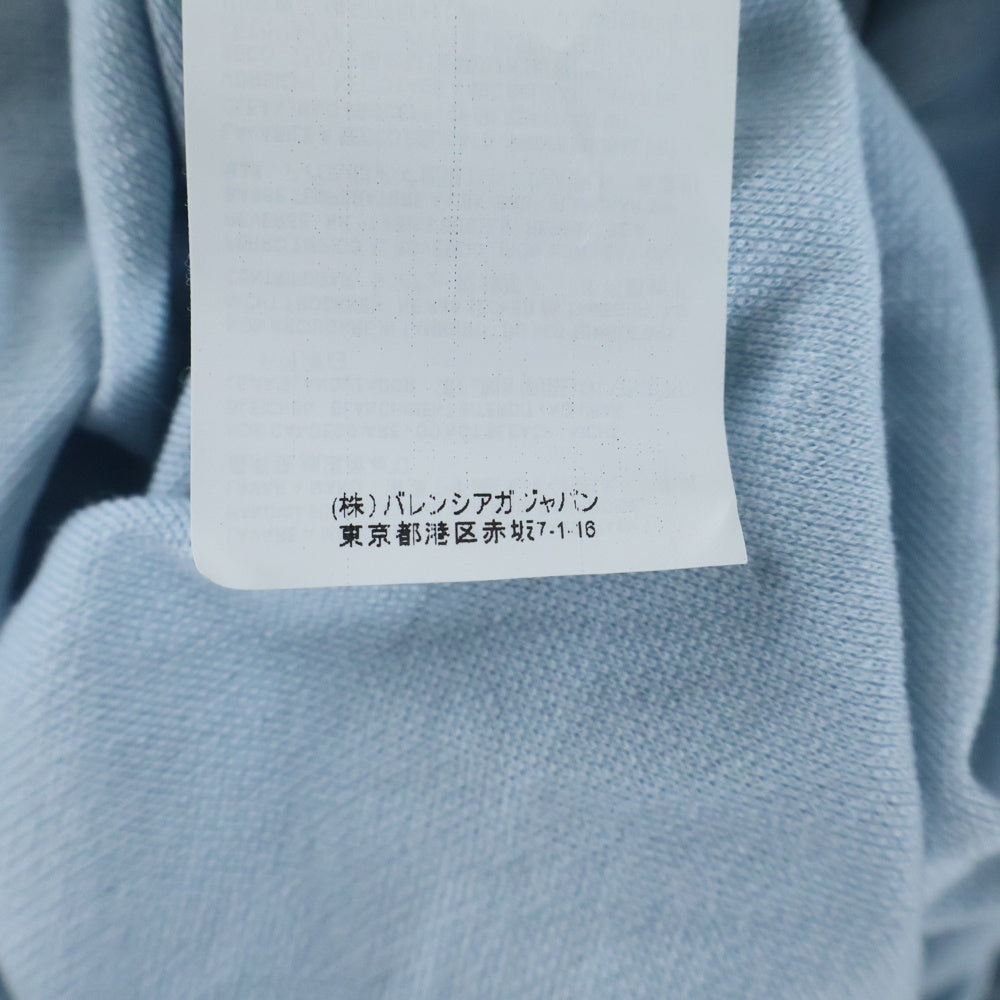 BALENCIAGA(バレンシアガ) Europe Polo-Shirt ヨーロッパ オーバーサイズ 半袖ポロシャツ ブルー 509660 TYK56