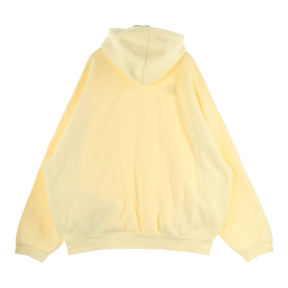 FEAR OF GOD ESSENTIALS(フィアオブゴッド エッセンシャルズ) HOODIE ラバーロゴ プルオーバースウェットパーカー フーディー イエロー