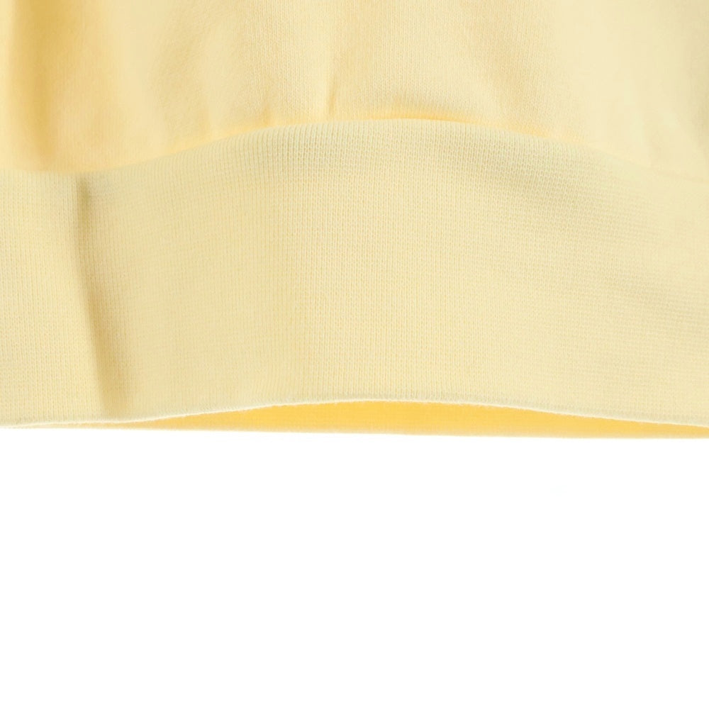 FEAR OF GOD ESSENTIALS(フィアオブゴッド エッセンシャルズ) HOODIE ラバーロゴ プルオーバースウェットパーカー フーディー イエロー