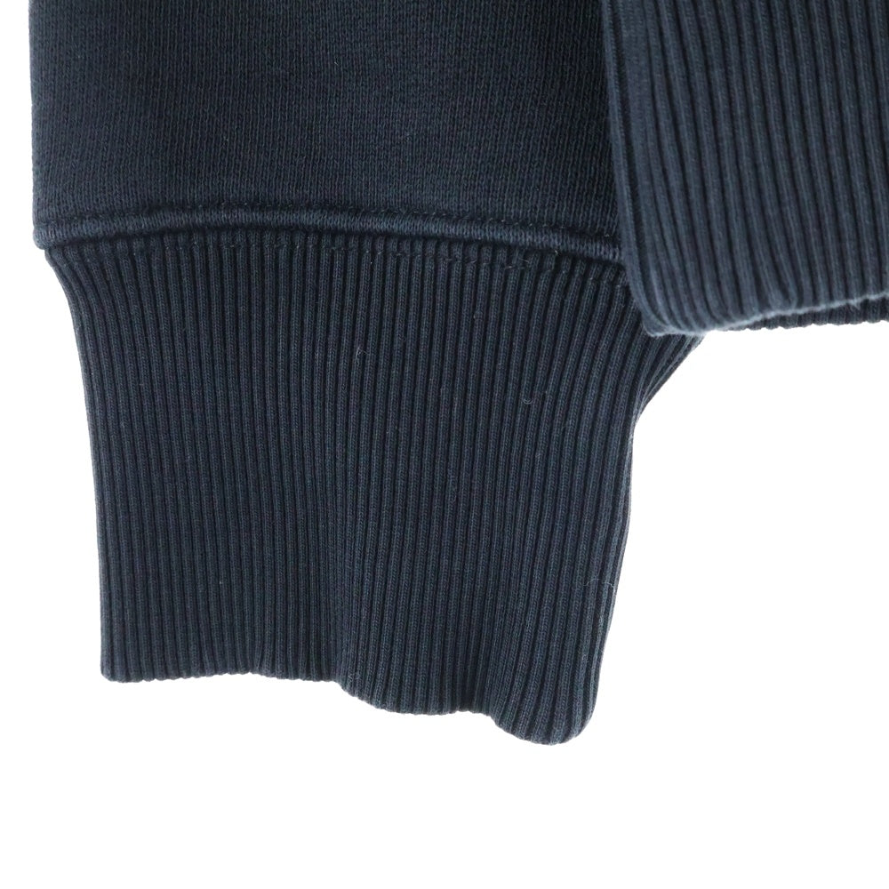 AMI Alexandre Mattiussi(アミアレクサンドルマテュッシ) Sweatshirt ハートロゴ刺繍 クルーネックスウェットトレーナー ブラック H20HJ033.749