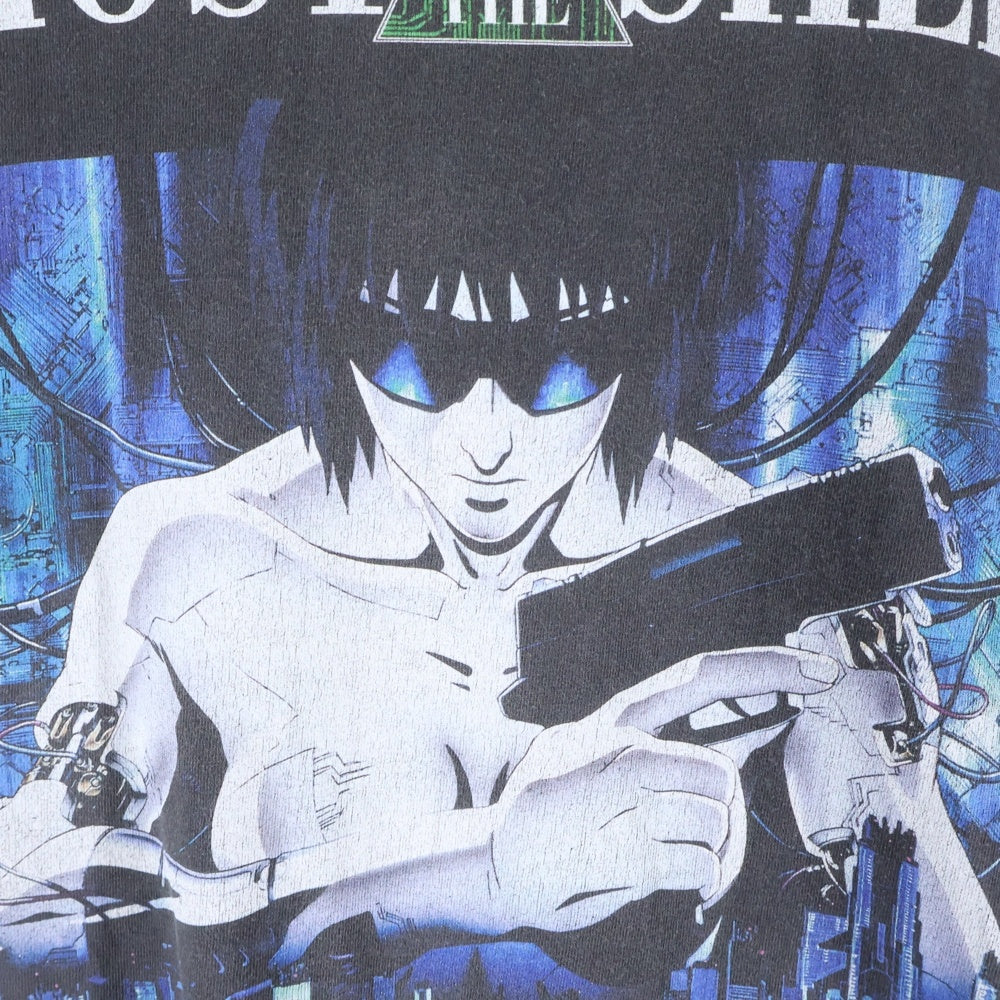 SAINT MICHAEL(セントマイケル) 24AW GITS GS_SS TEE 攻殻機動隊 ゴーストインザシェルプリント半袖Tシャツ カットソー グレー SM-YS1-0000-C31
