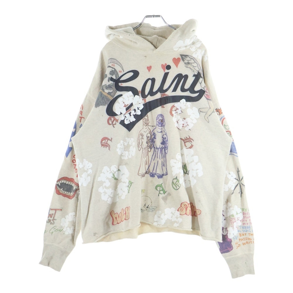 SAINT MICHAEL(セントマイケル) ×DENIM TEARS HOODIE GREENAFFITTI
