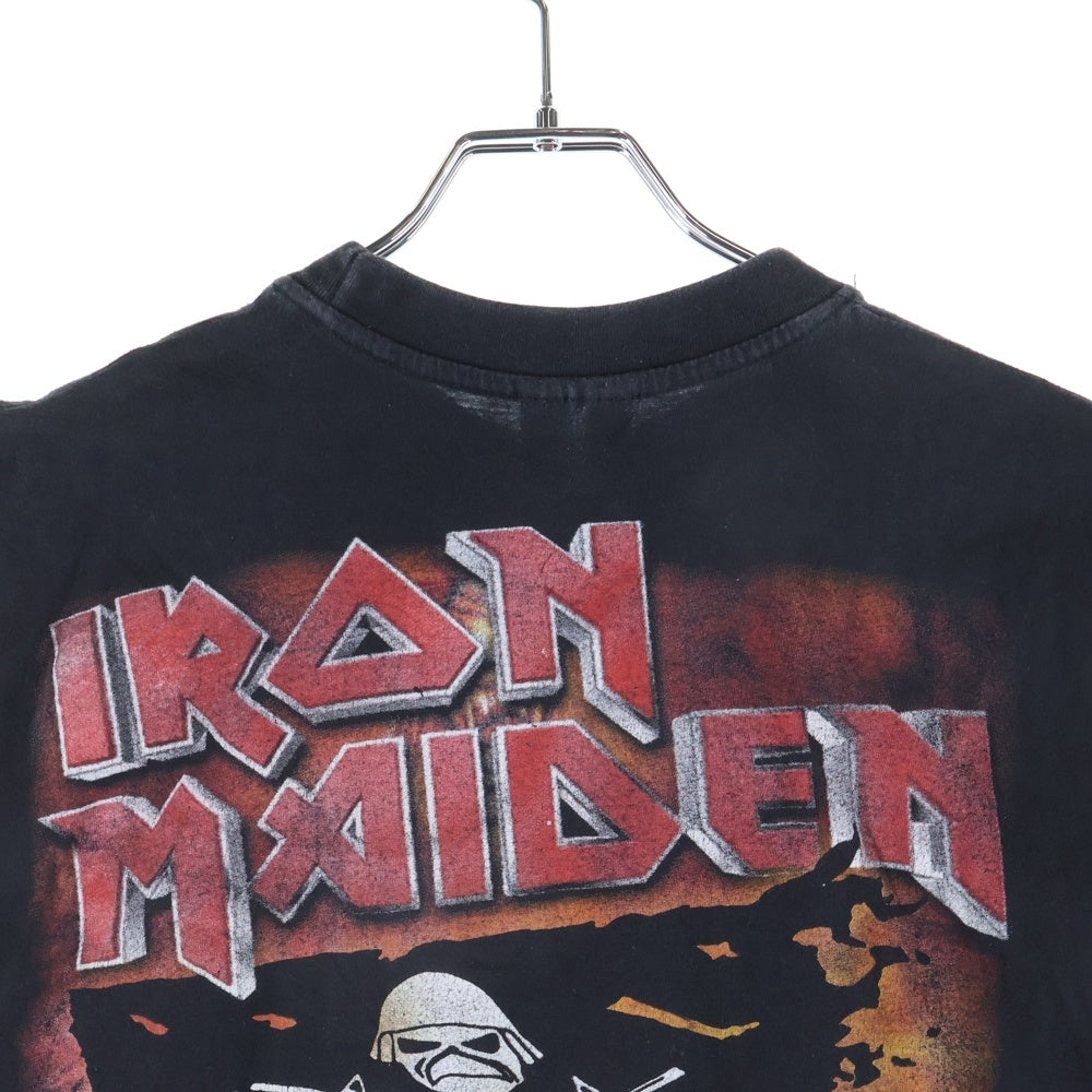 VINTAGE(ヴィンテージ) 00s VINTAGE IRON MAIDEN JAPAN TOUR TEE アイアンメイデン ジャパンツアー半袖プリント 袖切り Tシャツ カットソー ブラック