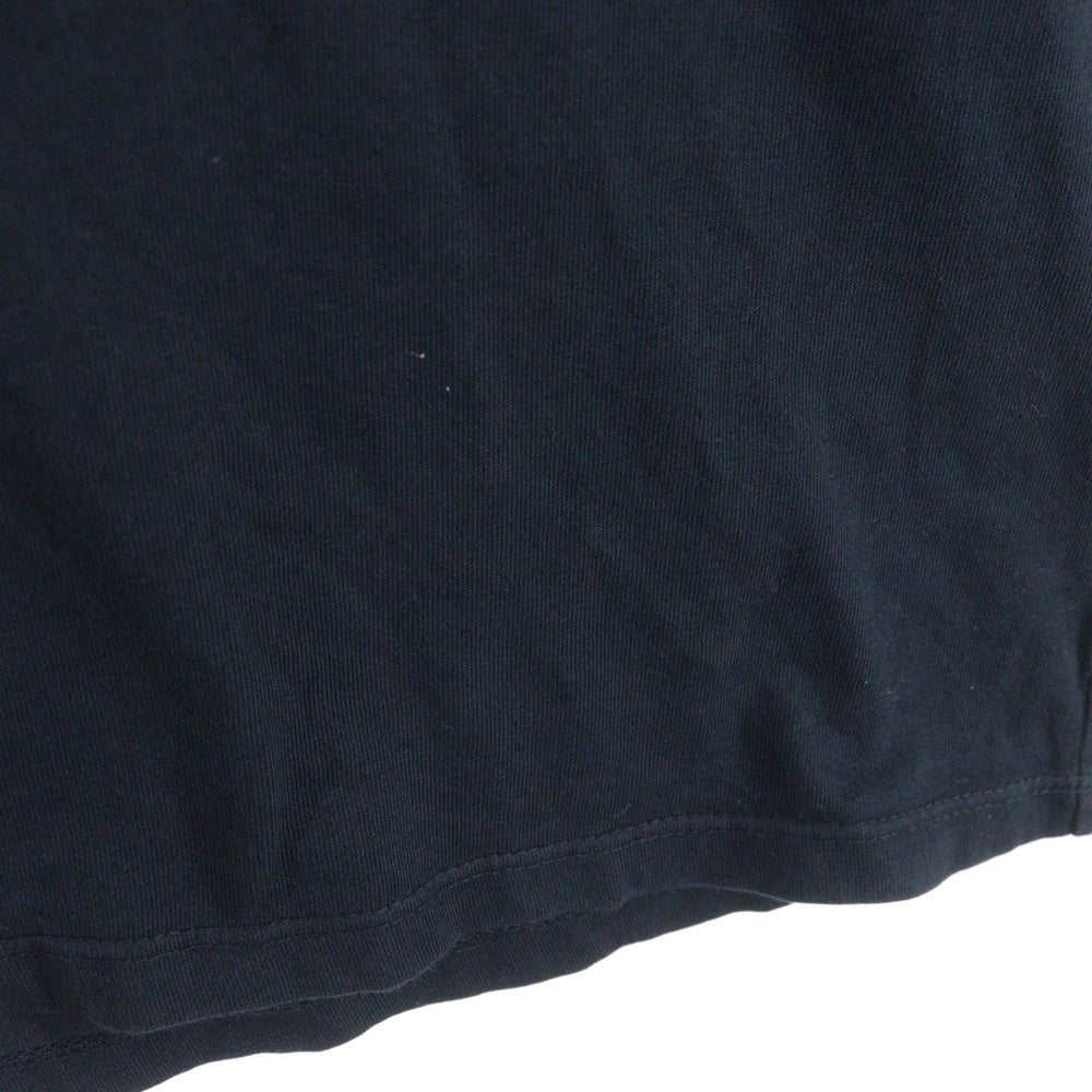 RHUDE(ルード) DAMEGE LOGO PRINT TEE ダメージ加工 ロゴプリント半袖Tシャツ カットソー ブラック