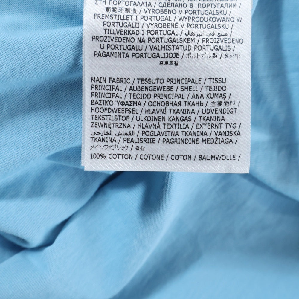 MM6 Maison Margiela(エムエムシックスメゾンマルジェラ) POOR FOR FUN フロントプリント半袖Tシャツ カットソー ブルー SH0GC0044 S24312