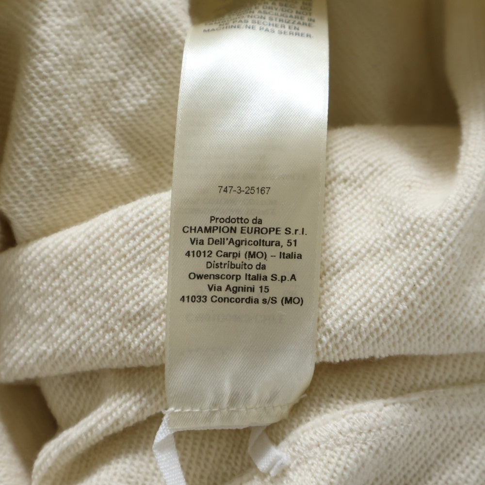 Rick Owens(リックオウエンス) 24SS ×Champion Jumbo Jason Hoodie チャンピオン ジップアップスウェットパーカー フーディー ベージュ CM01D0463-CHFE