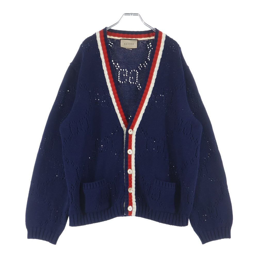 GUCCI(グッチ) Wool Knit Cardigan GGロゴ ウールニットカーディガン