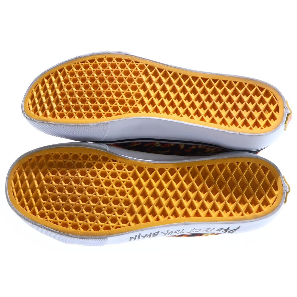 MINDSEEKER(マインドシーカー) ×VANS Yellow Fire ヴァンズ ファイアパターン ローカットスニーカー