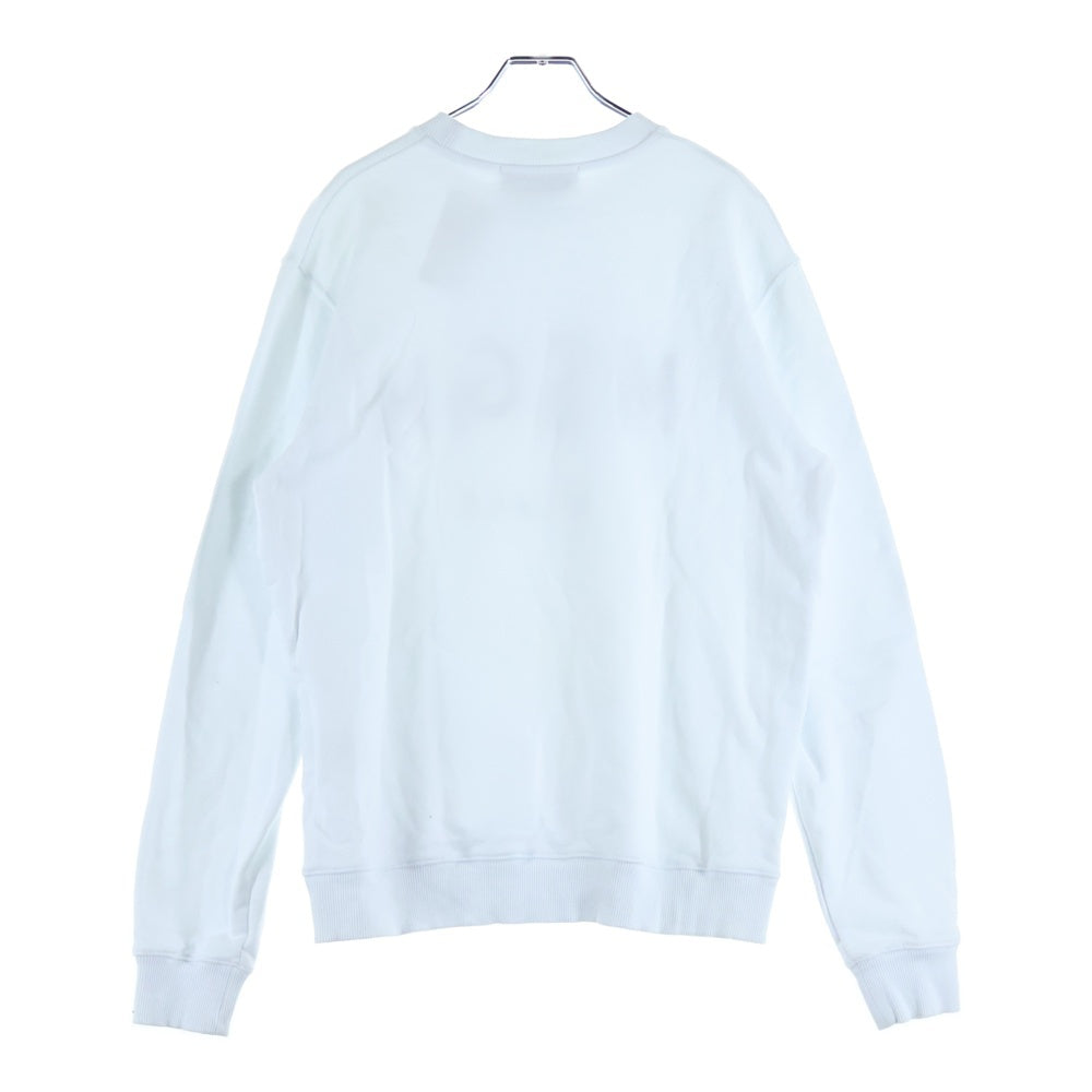 MSGM(エムエスジーエム) Sweatshirt ロゴプリント クルーネックスウェットトレーナー ホワイト 2000MM513
