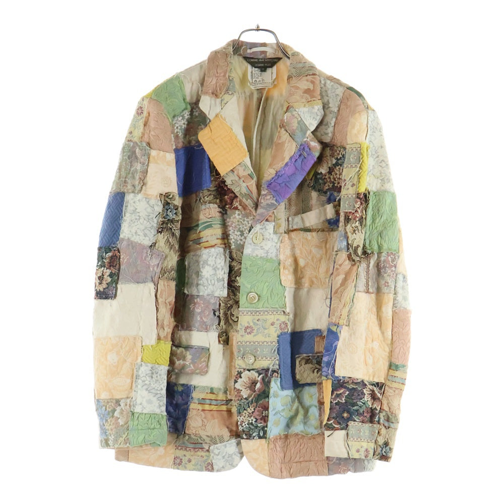 COMME des GARCONS HOMME PLUS(コムデギャルソンオムプリュス) 00SS ゴブラン期/進化する色 ゴブラン織り パッチワーク テーラードジャケット マルチ XJ-07075M