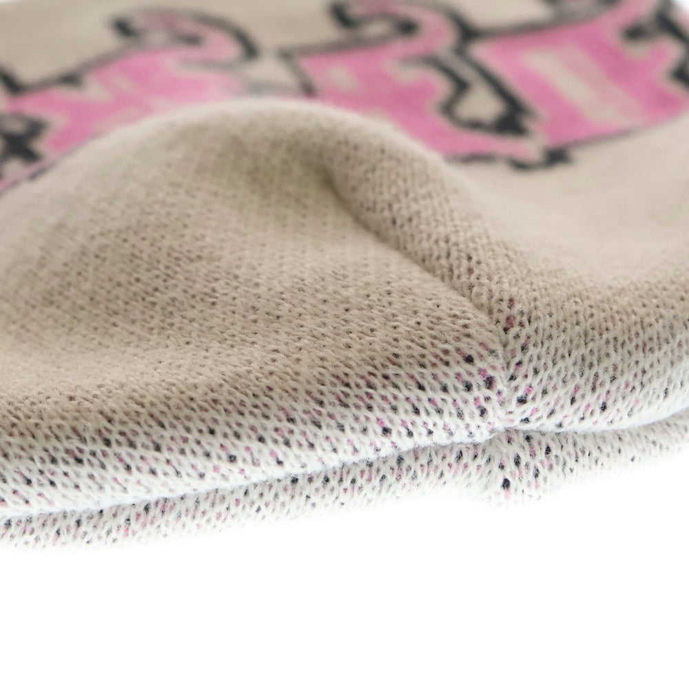 SUPREME(シュプリーム) 25AW ×New Era Outline Beanie ×ニューエラ アウトラインロゴ ニット ビーニー ホワイト レディース