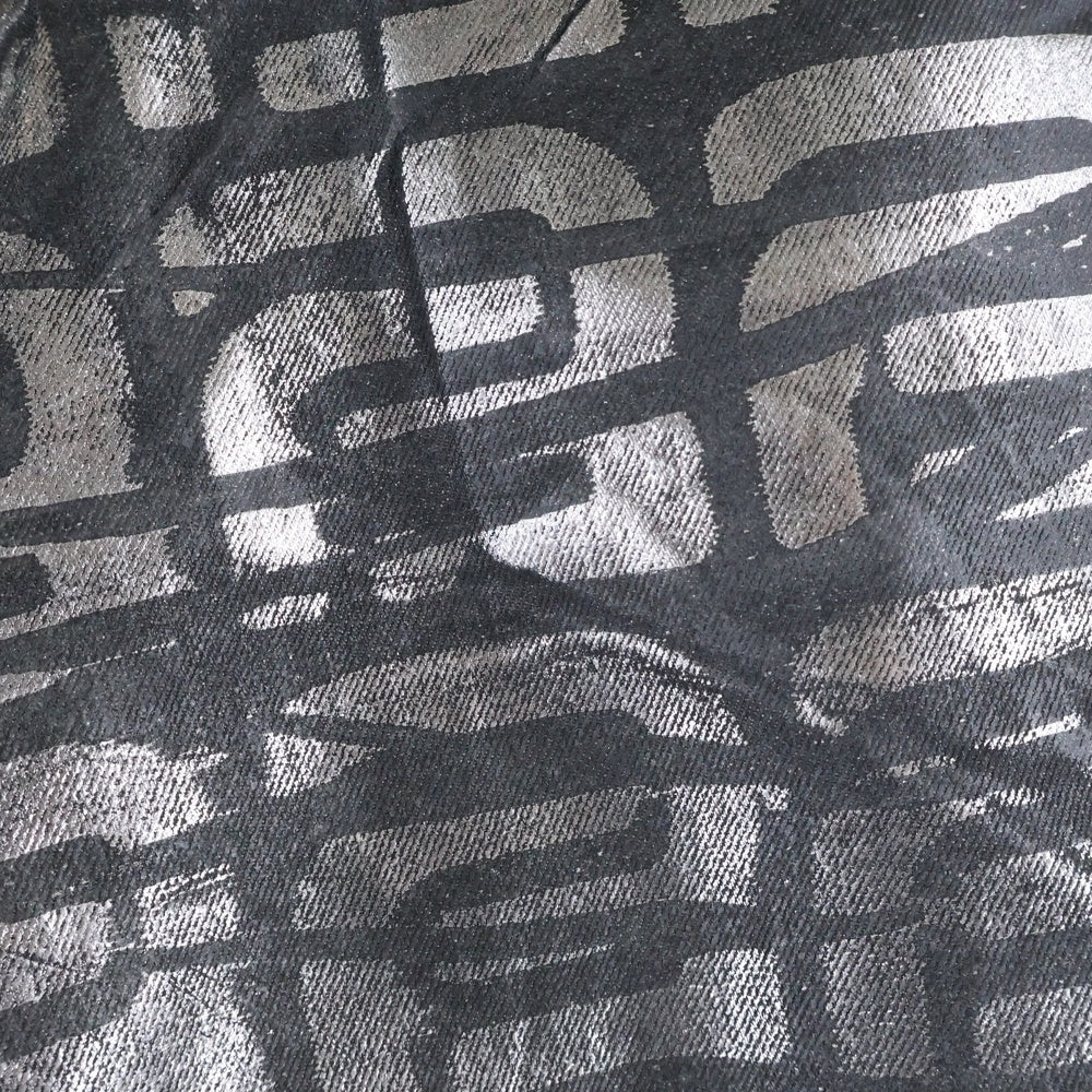 Heaven by Marc Jacobs(ヘブンバイマークジェイコブス) Barragan Foil Pants バラガン スタッズ装飾 デニムパンツ グレー 3F3RBT063D04