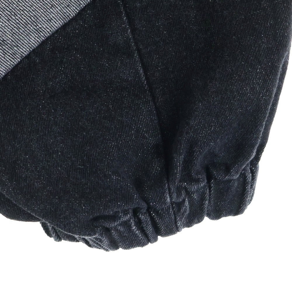 SAPEur(サプール) 21AW DENIM TRACK PANTS デニムトラックパンツ ブラック