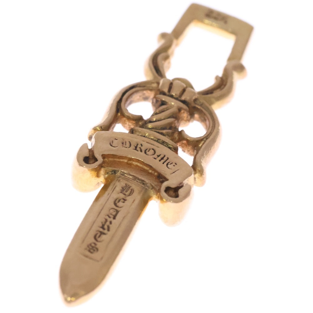CHROME HEARTS(クロムハーツ) 22K #10 DAGGER A/DIA #10ダガー アフターPAVEダイヤ ペンダントトップ ゴールド BCA032