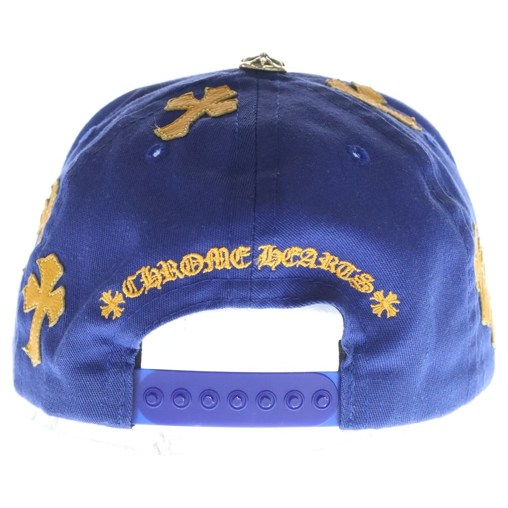 CHROME HEARTS(クロムハーツ) CH HAT TRUCKER CAP クロスパッチ トラッカーキャップ 帽子 ブルー/オレンジ