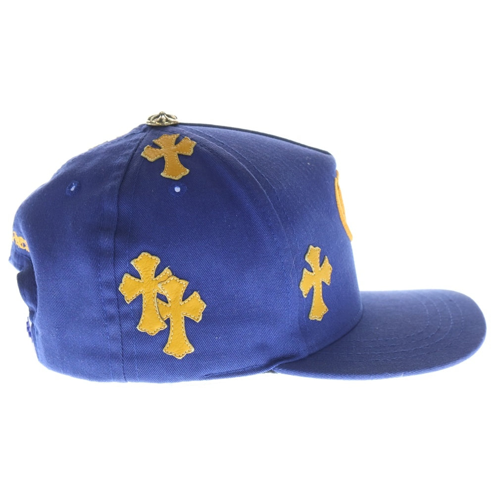 CHROME HEARTS(クロムハーツ) CH HAT TRUCKER CAP クロスパッチ トラッカーキャップ 帽子 ブルー/オレンジ