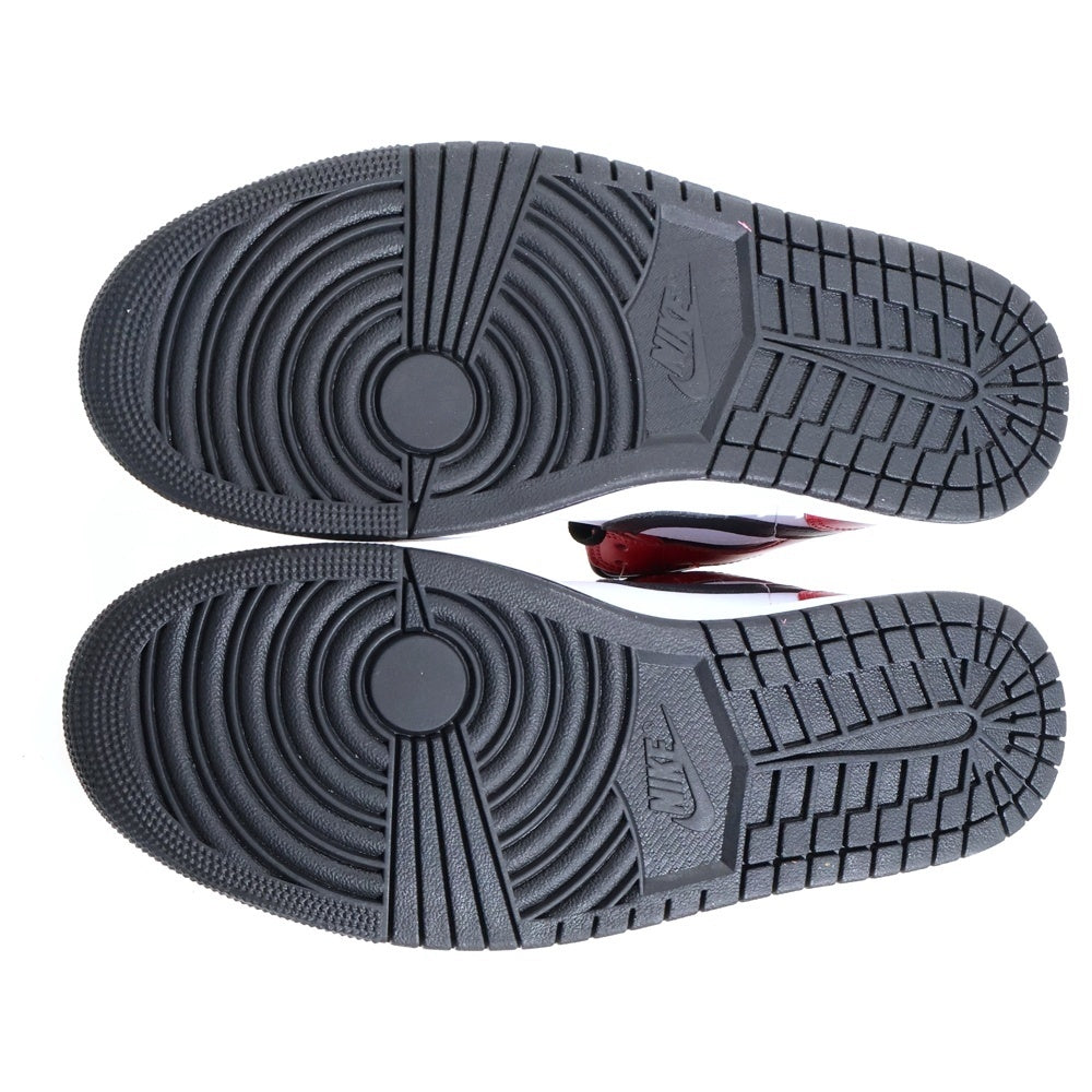 NIKE(ナイキ) AIR JORDAN 1 MID CHICAGO BLACK TOE エアジョーダン1 シカゴ ブラック トゥ つま黒 ミッドカットスニーカー ブラック/ホワイト/レッド US10/28cm 554724-069