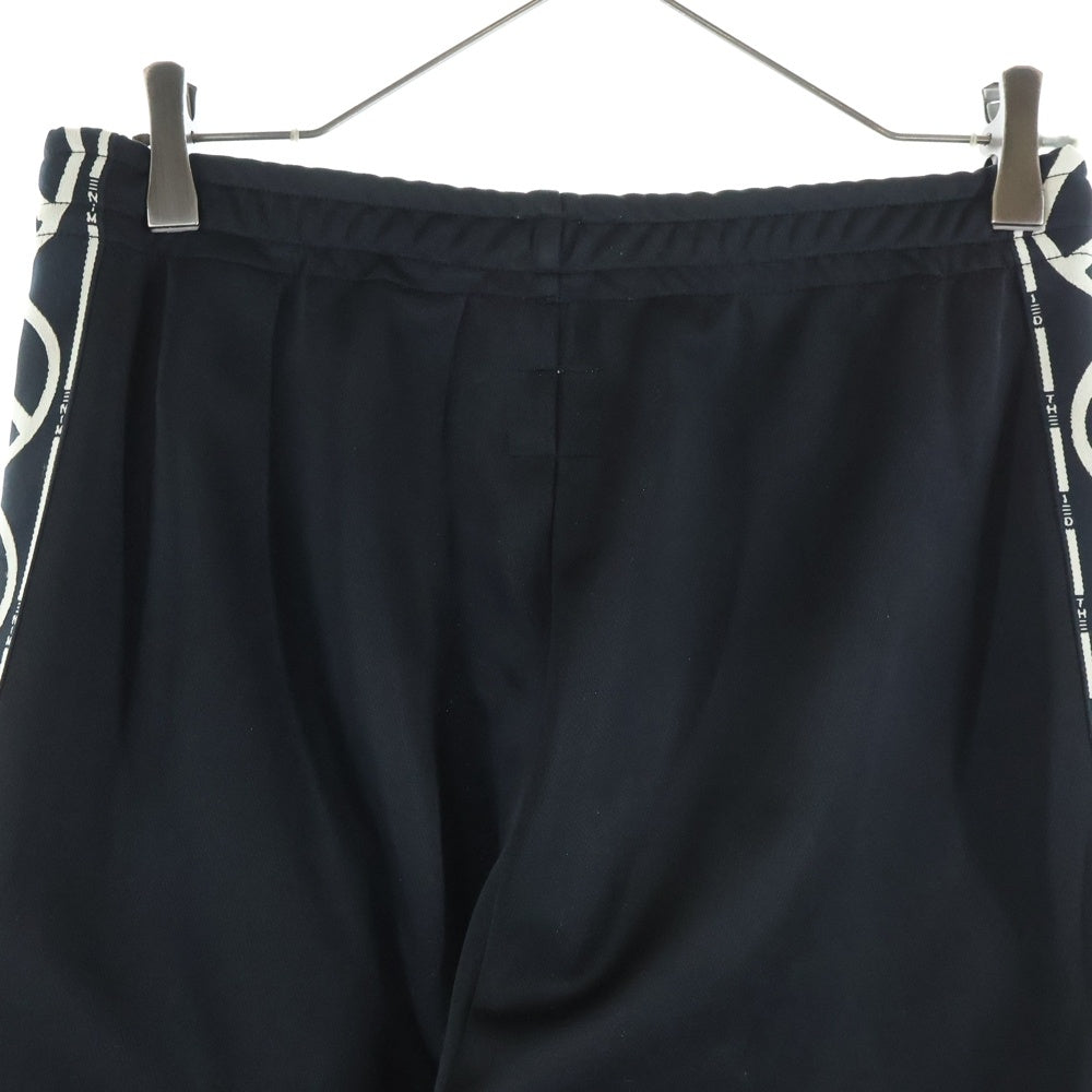 KAPITAL(キャピタル) TH DD スムースジャージ フレア トラックパンツ ブラック K2503LP106