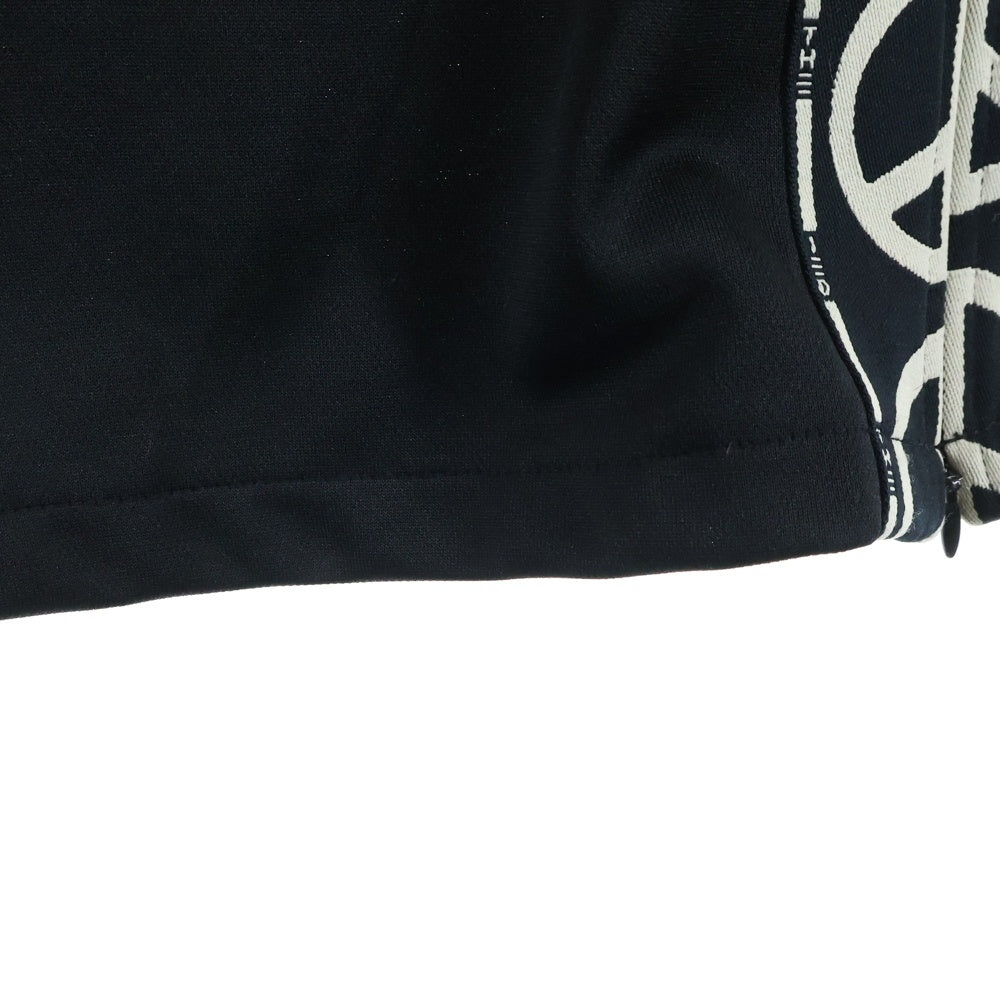 KAPITAL(キャピタル) TH DD スムースジャージ フレア トラックパンツ ブラック K2503LP106