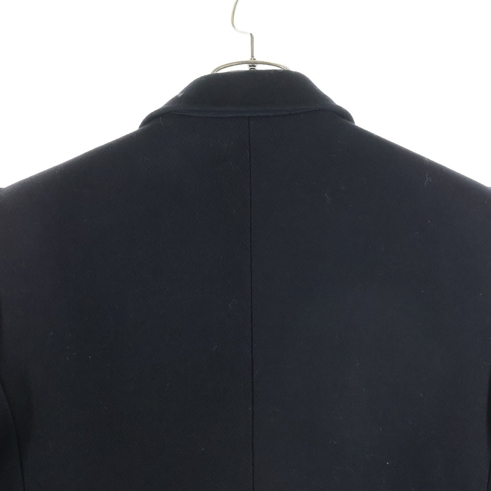 SAINT LAURENT PARIS(サンローランパリ) Wool and Cashmere Double Coat ウールカシミア ダブルブレストコート ブラック 758053 Y135W