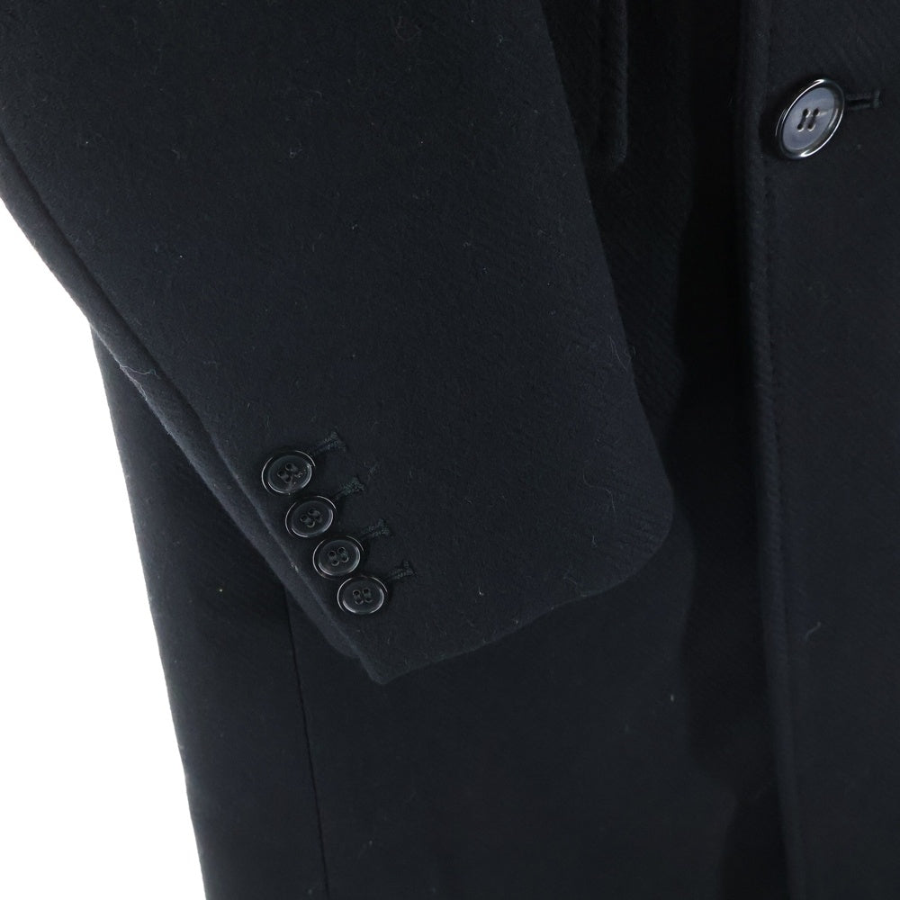 SAINT LAURENT PARIS(サンローランパリ) Wool and Cashmere Double Coat ウールカシミア ダブルブレストコート ブラック 758053 Y135W