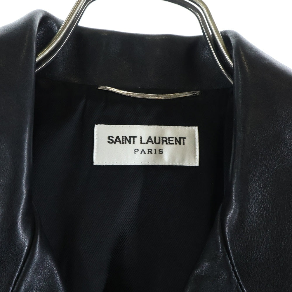 SAINT LAURENT PARIS(サンローランパリ) 15AW L17 クラシックモーターサイクル ライダースレザージャケット ブラック 397292 Y5YH1