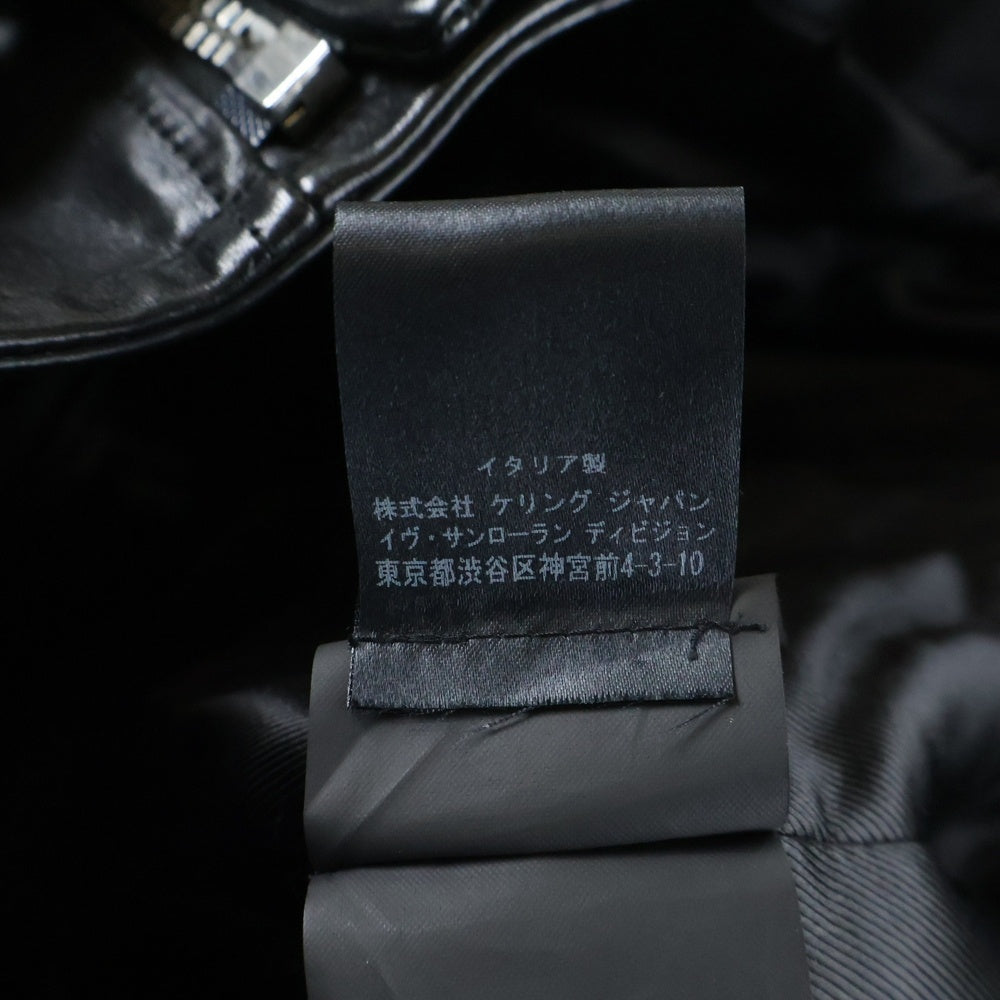 SAINT LAURENT PARIS(サンローランパリ) 15AW L17 クラシックモーターサイクル ライダースレザージャケット ブラック 397292 Y5YH1