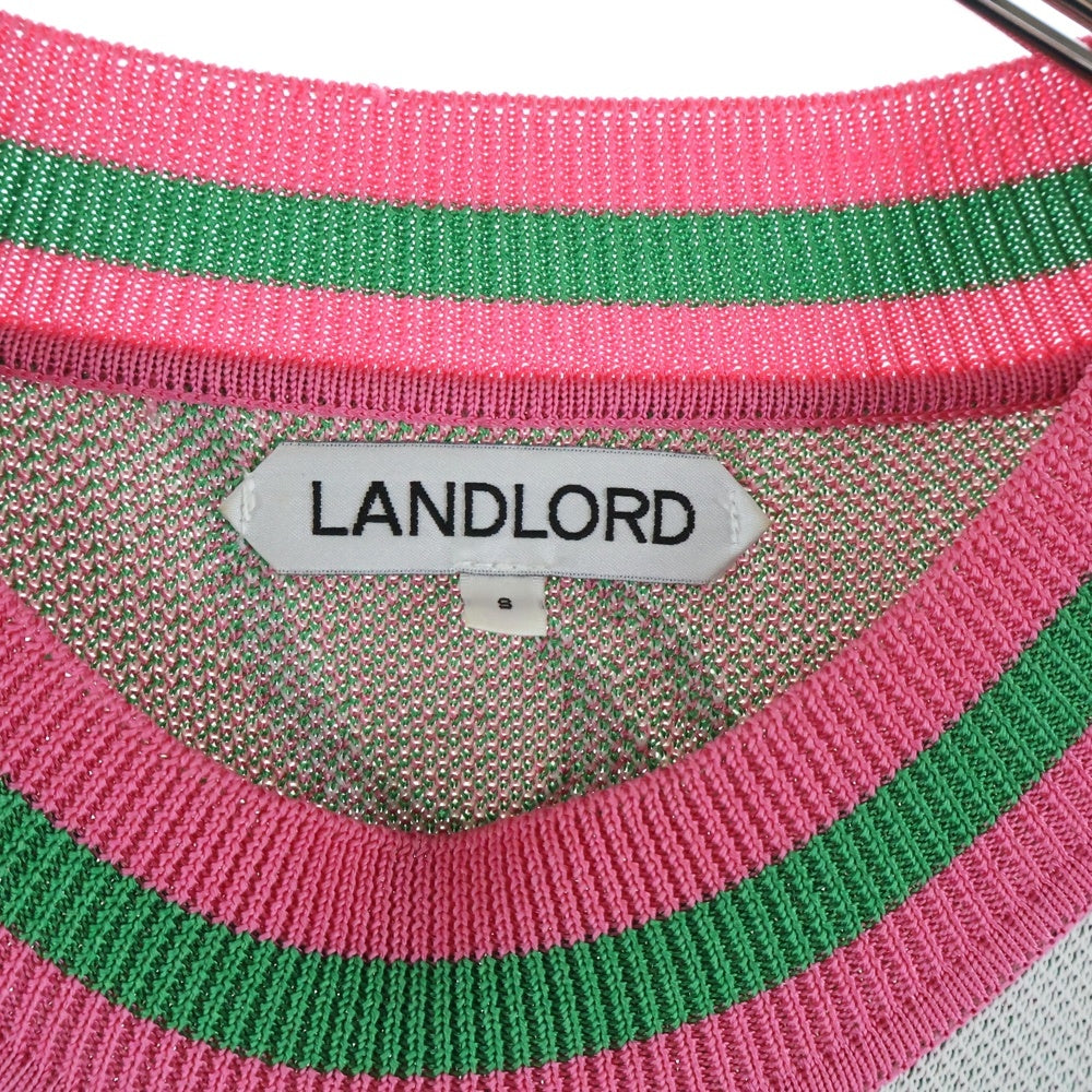 LANDLORD(ランドロード) Frazier Tattoo Knit フレイジャー タトゥー ニット ホワイト/ピンク SS20-FTK
