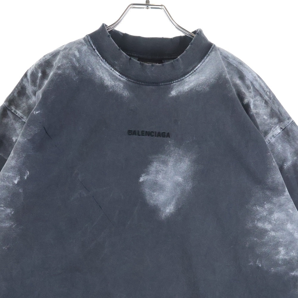 BALENCIAGA(バレンシアガ) Medium Fit T-Shirt ミディアムフィットTシャツ クルーネック 半袖/カットソー ブラック 764235 TRVI8