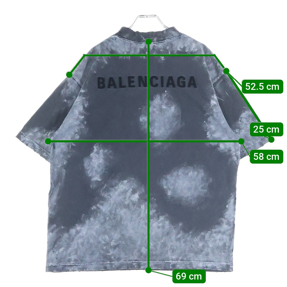 BALENCIAGA(バレンシアガ) Medium Fit T-Shirt ミディアムフィットTシャツ クルーネック 半袖/カットソー ブラック 764235 TRVI8