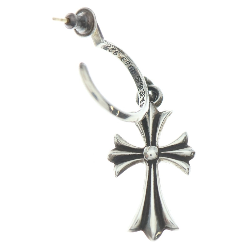 CHROME HEARTS(クロムハーツ) TINY CH CROSS タイニーCHクロス フープピアス シルバー BCA115