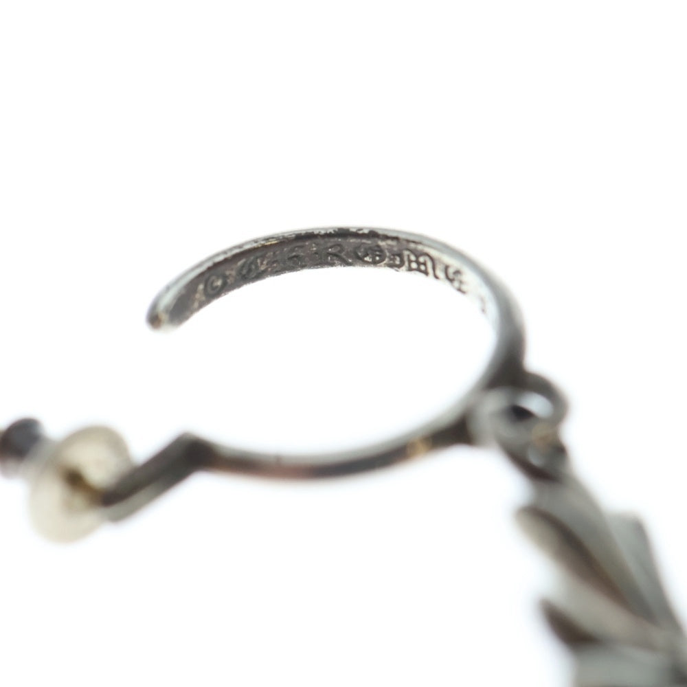 CHROME HEARTS(クロムハーツ) TINY CH CROSS タイニーCHクロス フープピアス シルバー BCA115