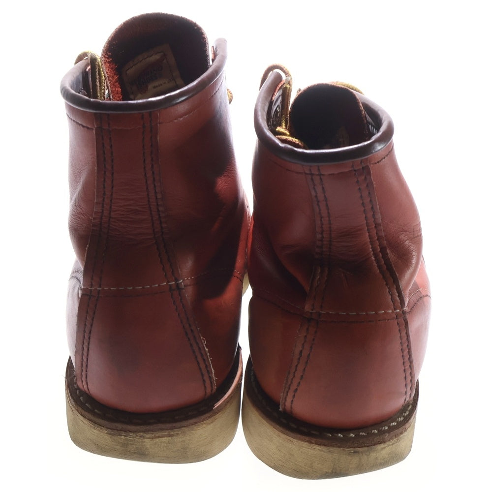 RED WING(レッド ウイング) CLASSIC MOC TOE クラシックモック レザー ショート ブーツ ワークブーツ ブラウン