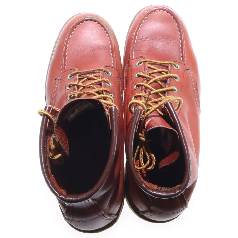 RED WING(レッド ウイング) CLASSIC MOC TOE クラシックモック レザー ショート ブーツ ワークブーツ ブラウン