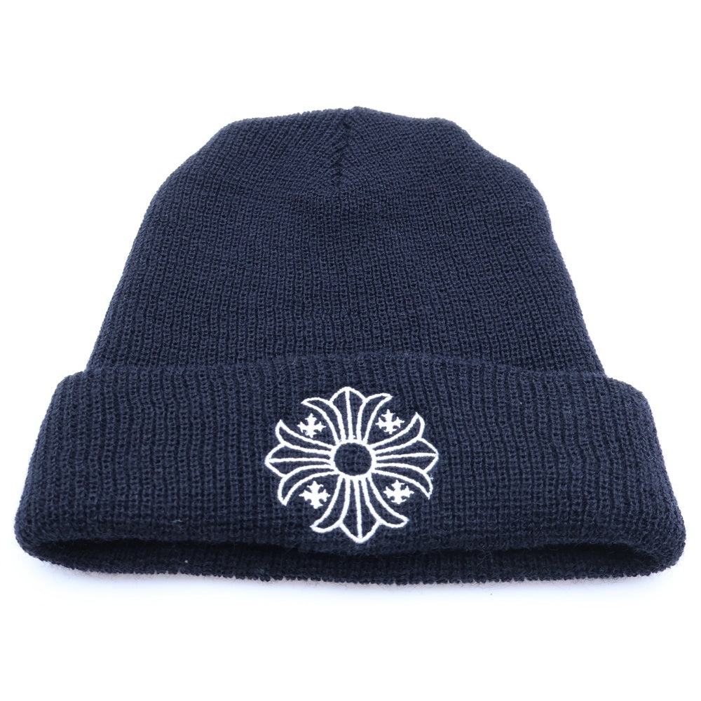 CHROME HEARTS(クロムハーツ) WOOL WATCH CAP CHプラス刺繍ウールビーニー ニットキャップ 帽子 ブラック