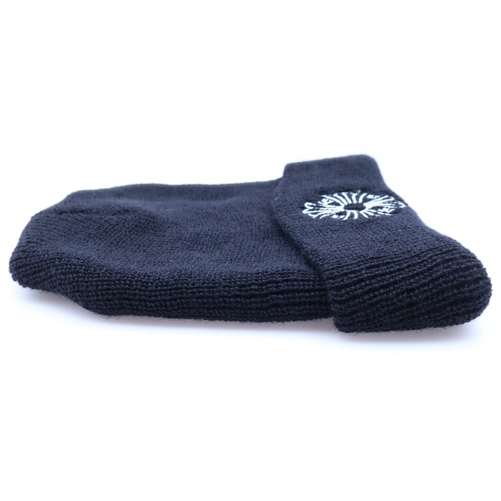 CHROME HEARTS(クロムハーツ) WOOL WATCH CAP CHプラス刺繍ウールビーニー ニットキャップ 帽子 ブラック