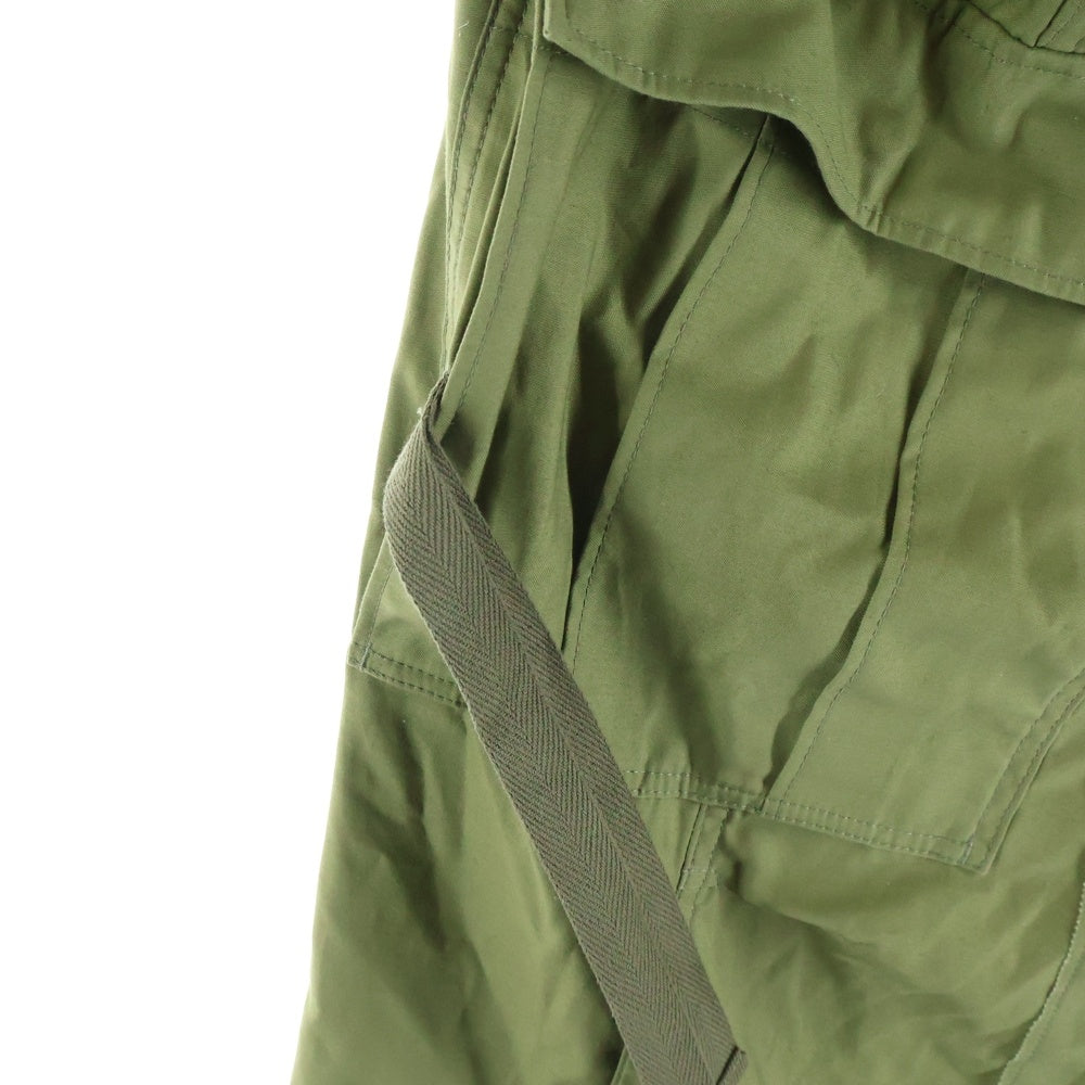 JUNYA WATANABE COMME des GARCONS(ジュンヤワタナベ コムデギャルソン) 25SS 綿バックサテン ホルターネックドレス ワンピース カーキ JO-A003 レディース