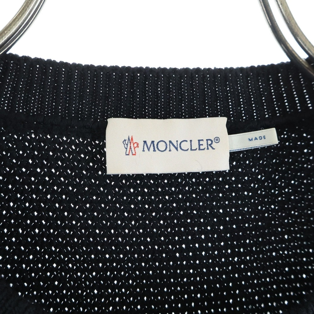 MONCLER(モンクレール) 16AW MAGLIONE TRICOT ALLA CORENA ダウン切替ニットカーディガン ブラック レディース B20939474800